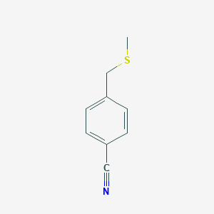 molecular formula C9H9NS B179299 4-[(Methylsulfanyl)methyl]benzonitrile CAS No. 168028-51-1