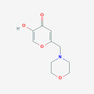 B179307 5-Hydroxy-2-(morpholinomethyl)-4H-pyran-4-one CAS No. 152368-17-7