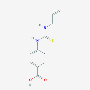 molecular formula C11H12N2O2S B179314 4-(3-烯丙基硫脲基)苯甲酸 CAS No. 1142-29-6