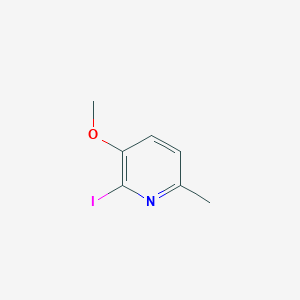 molecular formula C7H8INO B179328 2-Iodo-3-methoxy-6-methylpyridine CAS No. 154497-82-2