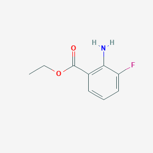 molecular formula C9H10FNO2 B179349 Ethyl 2-amino-3-fluorobenzoate CAS No. 144851-84-3