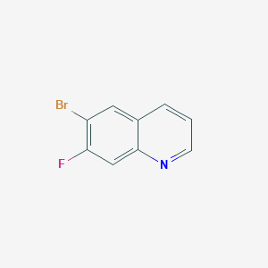 molecular formula C9H5BrFN B179352 6-Bromo-7-fluoroquinoline CAS No. 127827-52-5