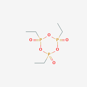 molecular formula C6H15O6P3 B179366 1,3,5,2,4,6-Trioxatriphosphorinane, 2,4,6-triethyl-, 2,4,6-trioxide CAS No. 145007-52-9