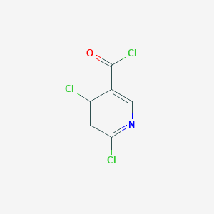 molecular formula C6H2Cl3NO B179370 4,6-Dichloronicotinoyl chloride CAS No. 107836-75-9
