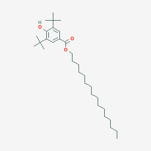 B179380 Hexadecyl 3,5-di-tert-butyl-4-hydroxybenzoate CAS No. 67845-93-6
