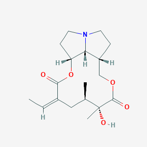 molecular formula C18H27NO5 B179411 扁叶草碱 CAS No. 480-78-4