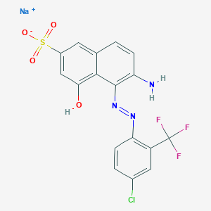 molecular formula C17H11ClF3N3NaO4S B179417 Tracid red 2BS CAS No. 57741-47-6
