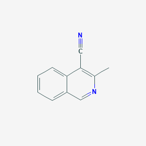 molecular formula C11H8N2 B179422 4-氰基-3-甲基异喹啉 CAS No. 161468-32-2