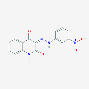molecular formula C16H12N4O4 B179427 DISPERSE YELLOW 5 CAS No. 6439-53-8