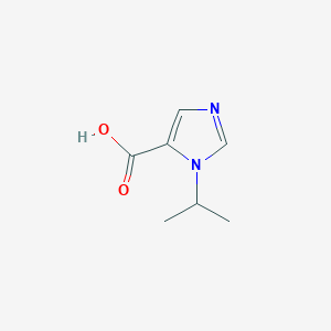 molecular formula C7H10N2O2 B017943 1-异丙基-1H-咪唑-5-羧酸 CAS No. 105293-81-0