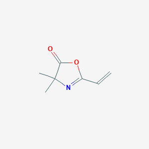 molecular formula C7H9NO2 B179435 4,4-二甲基-2-乙烯基噁唑-5(4H)-酮 CAS No. 29513-26-6