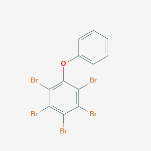 molecular formula C12H5Br5O B179437 2,3,4,5,6-Pentabromodiphenyl ether CAS No. 32534-81-9