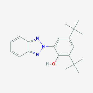 molecular formula C20H25N3O B179438 2-(2H-Benzo[d][1,2,3]triazol-2-yl)-4,6-di-tert-butylphenol CAS No. 3846-71-7