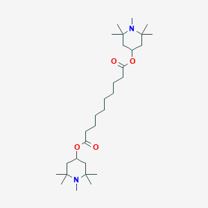 molecular formula C30H56N2O4 B179441 Bis(1,2,2,6,6-pentamethyl-4-piperidyl) sebacate CAS No. 41556-26-7