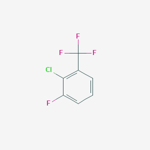 molecular formula C7H3ClF4 B179445 2-Chloro-3-fluorobenzotrifluoride CAS No. 109957-97-3