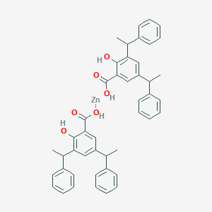molecular formula C46H42O6Zn B179453 Zinc 3,5-bis(alpha-methylbenzyl)salicylate CAS No. 53770-52-8