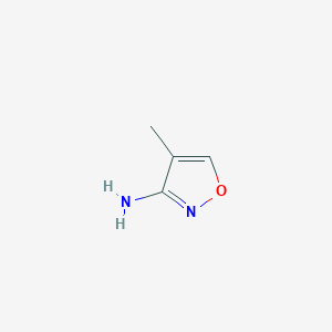 molecular formula C4H6N2O B179455 4-Methyl-1,2-oxazol-3-amine CAS No. 1750-43-2