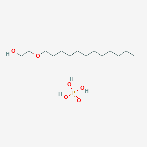 molecular formula C14H33O6P B179456 Polyoxyethylene lauryl ether phosphate CAS No. 39464-66-9