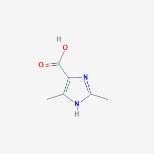 molecular formula C6H8N2O2 B179458 2,5-DIMETHYL-1H-IMIDAZOLE-4-CARBOXYLIC ACID CAS No. 84255-24-3