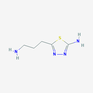 5-(3-Aminopropyl)-1,3,4-thiadiazol-2-amine