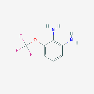 molecular formula C7H7F3N2O B179473 3-(Trifluoromethoxy)benzene-1,2-diamine CAS No. 113638-49-6