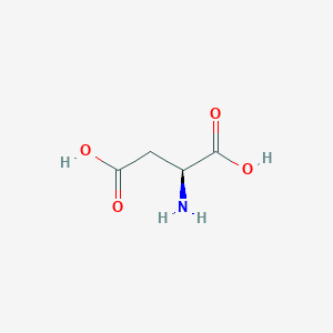 molecular formula C4H7NO4 B179476 Aspartic acid CAS No. 25608-40-6