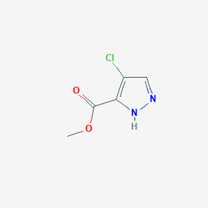 molecular formula C5H5ClN2O2 B179485 methyl 4-chloro-1H-pyrazole-3-carboxylate CAS No. 1005584-90-6
