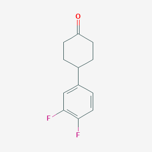 4-(3,4-Difluorophenyl)cyclohexanone