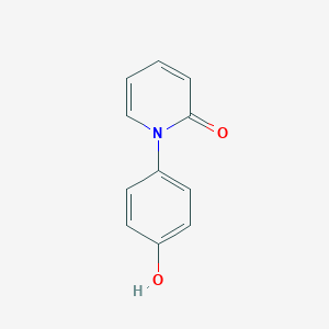 molecular formula C11H9NO2 B017950 1-(4-Hydroxyphenyl)pyridin-2(1H)-one CAS No. 859538-51-5