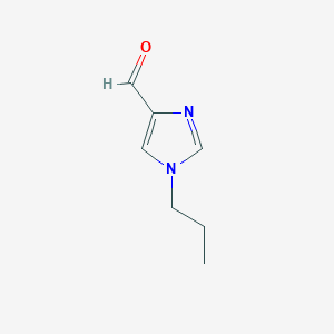 molecular formula C7H10N2O B179500 1-Propyl-1H-imidazole-4-carbaldehyde CAS No. 199192-04-6