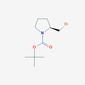B179502 (S)-tert-butyl 2-(bromomethyl)pyrrolidine-1-carboxylate CAS No. 128542-75-6