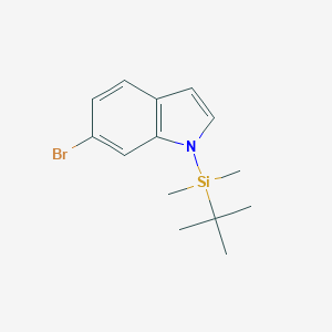 molecular formula C14H20BrNSi B179546 6-Bromo-1-(tert-butyldimethylsilyl)indole CAS No. 184637-11-4
