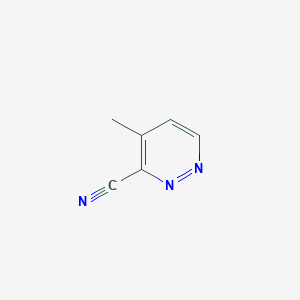 molecular formula C6H5N3 B179548 4-Methylpyridazine-3-carbonitrile CAS No. 106861-17-0