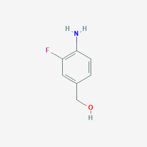 molecular formula C7H8FNO B179550 (4-Amino-3-fluorophenyl)methanol CAS No. 146019-45-6