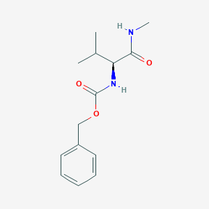 molecular formula C14H20N2O3 B179553 (S)-Benzyl (3-methyl-1-(methylamino)-1-oxobutan-2-yl)carbamate CAS No. 128647-50-7