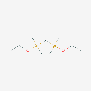 molecular formula C9H24O2Si2 B179559 Bis(ethoxydimethylsilyl)methane CAS No. 17887-25-1