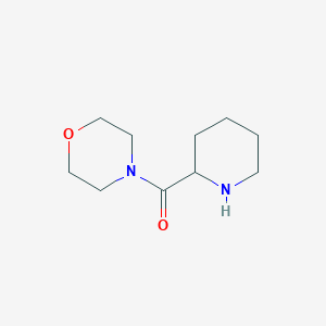 molecular formula C10H18N2O2 B179564 4-(Piperidin-2-ylcarbonyl)morpholine CAS No. 121791-04-6