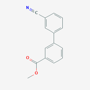 molecular formula C15H11NO2 B179571 Methyl 3-(3-cyanophenyl)benzoate CAS No. 168619-12-3