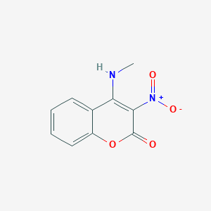 molecular formula C10H8N2O4 B179587 4-(methylamino)-3-nitro-2H-chromen-2-one CAS No. 50527-26-9