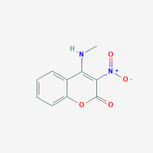 Coumarin, 4-methylamino-3-nitro-