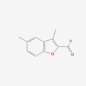 molecular formula C11H10O2 B179598 3,5-Dimethyl-1-benzofuran-2-carbaldehyde CAS No. 16817-34-8