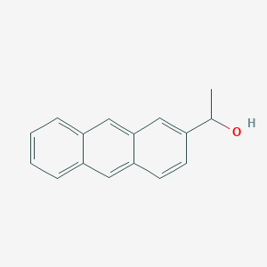molecular formula C16H14O B017960 1-(蒽-2-基)乙醇 CAS No. 22371-34-2
