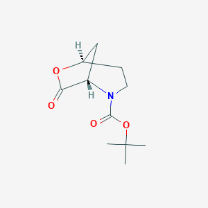 (1S,5R)-tert-Butyl 7-oxo-6-oxa-2-azabicyclo[3.2.1]octane-2-carboxylate