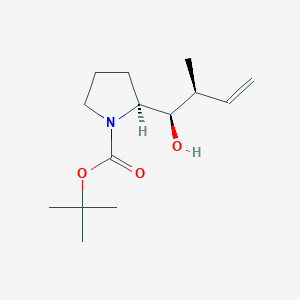 (S)-tert-Butyl 2-((1R,2S)-1-hydroxy-2-methylbut-3-en-1-yl)pyrrolidine-1-carboxylate