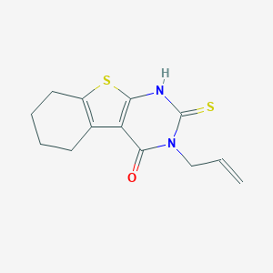 3-prop-2-enyl-2-sulfanylidene-5,6,7,8-tetrahydro-1H-[1]benzothiolo[2,3-d]pyrimidin-4-one