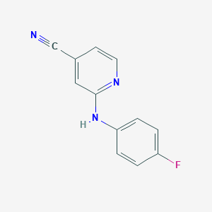 2-((4-Fluorophenyl)amino)isonicotinonitrile