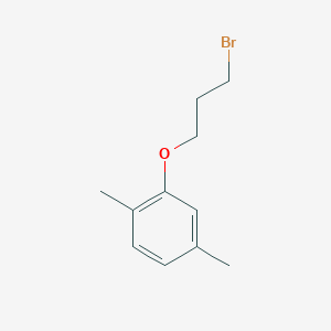 molecular formula C11H15BrO B017963 2-(3-Bromopropoxy)-1,4-dimethylbenzene CAS No. 3245-55-4