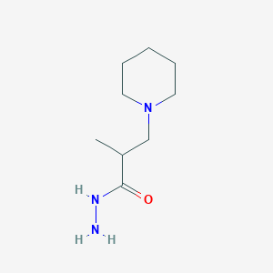 2-Methyl-3-piperidin-1-ylpropanohydrazide