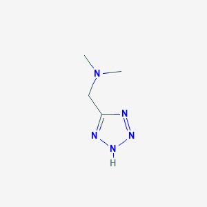 molecular formula C4H9N5 B179633 N,N-dimethyl-1-(1H-tetrazol-5-yl)methanamine CAS No. 116833-33-1