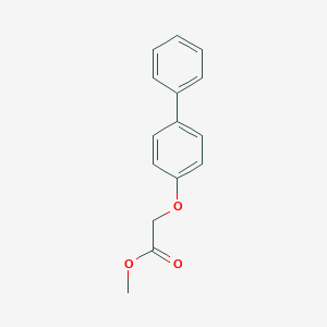 molecular formula C15H14O3 B179648 Methyl (biphenyl-4-yloxy)acetate CAS No. 54334-73-5